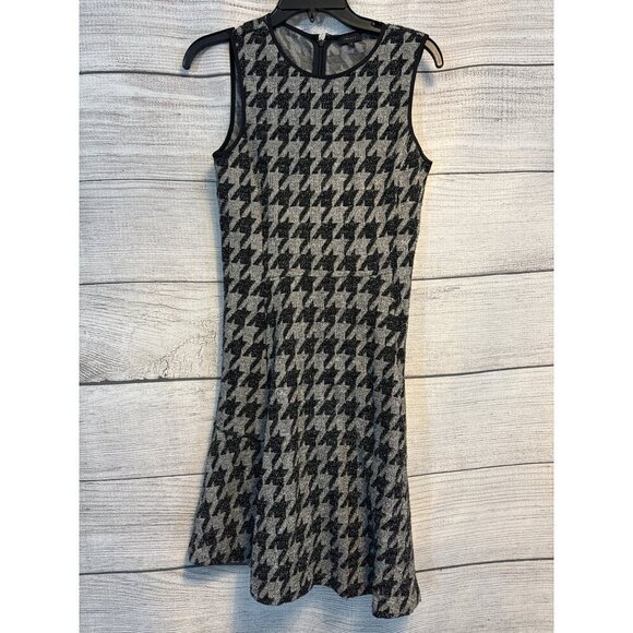 Theory Nikay Dress Porter Check Houndstooth Dogtooth Size 6 - Picture 1 of 3
